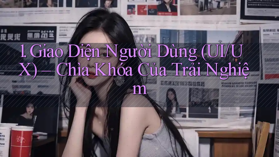 1. Giao Diện Người Dùng (UI/UX) – Chìa Khóa Của Trải Nghiệm 1. Giao Diện Người Dùng (UI/UX) – Chìa Khóa Của Trải Nghiệm
