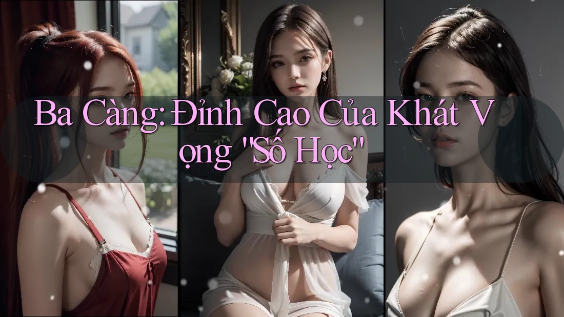 Ba Càng: Đỉnh Cao Của Khát Vọng “Số Học” Ba Càng: Đỉnh Cao Của Khát Vọng “Số Học”