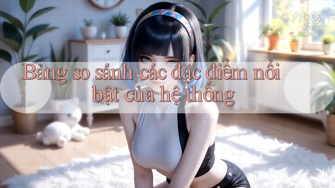 Bảng so sánh các đặc điểm nổi bật của hệ thống