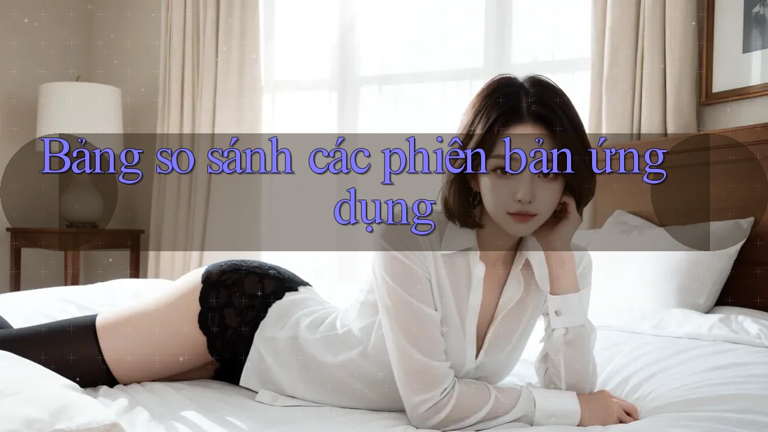 Bảng so sánh các phiên bản ứng dụng Bảng so sánh các phiên bản ứng dụng