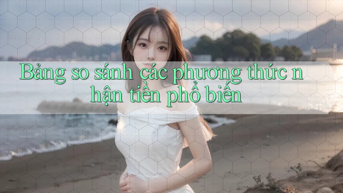 Bảng so sánh các phương thức nhận tiền phổ biến