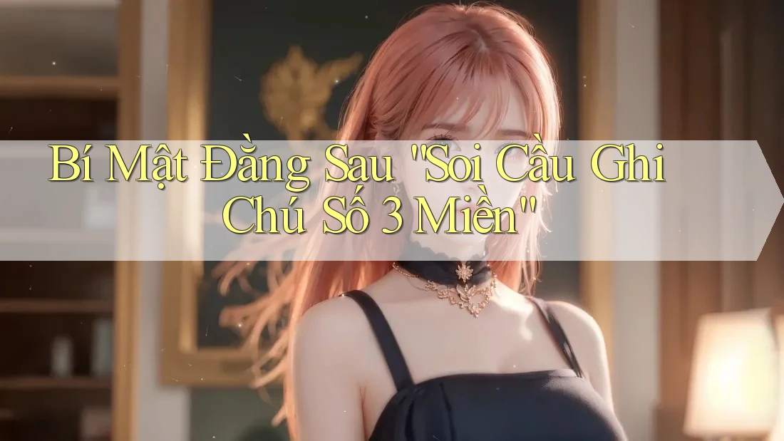 Bí Mật Đằng Sau “Soi Cầu Ghi Chú Số 3 Miền” Bí Mật Đằng Sau “Soi Cầu Ghi Chú Số 3 Miền”