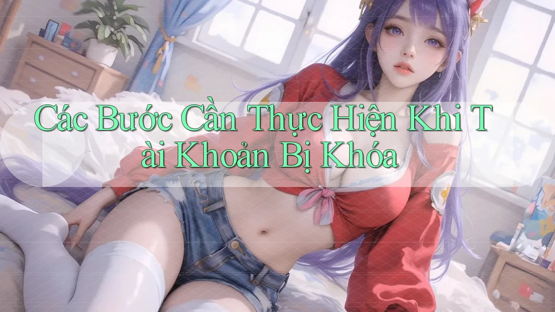Các Bước Cần Thực Hiện Khi Tài Khoản Bị Khóa