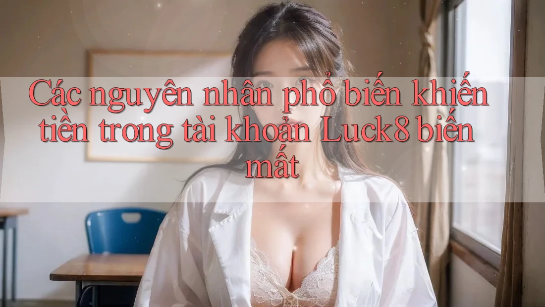 Các nguyên nhân phổ biến khiến tiền trong tài khoản Luck8 biến mất Các nguyên nhân phổ biến khiến tiền trong tài khoản Luck8 biến mất