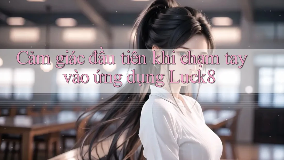 Cảm giác đầu tiên khi chạm tay vào ứng dụng Luck8
