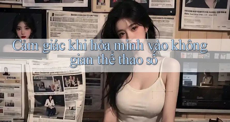 Cảm giác khi hòa mình vào không gian thể thao số