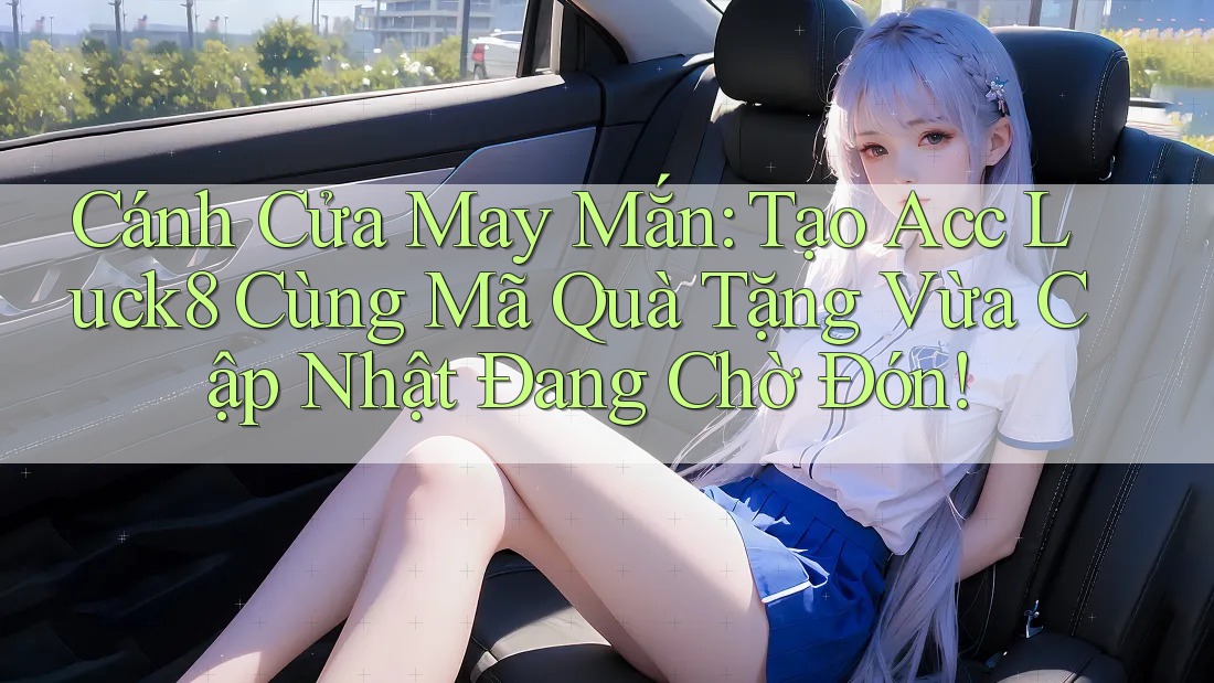 Cánh Cửa May Mắn: Tạo Acc Luck8 Cùng Mã Quà Tặng Vừa Cập Nhật Đang Chờ Đón!