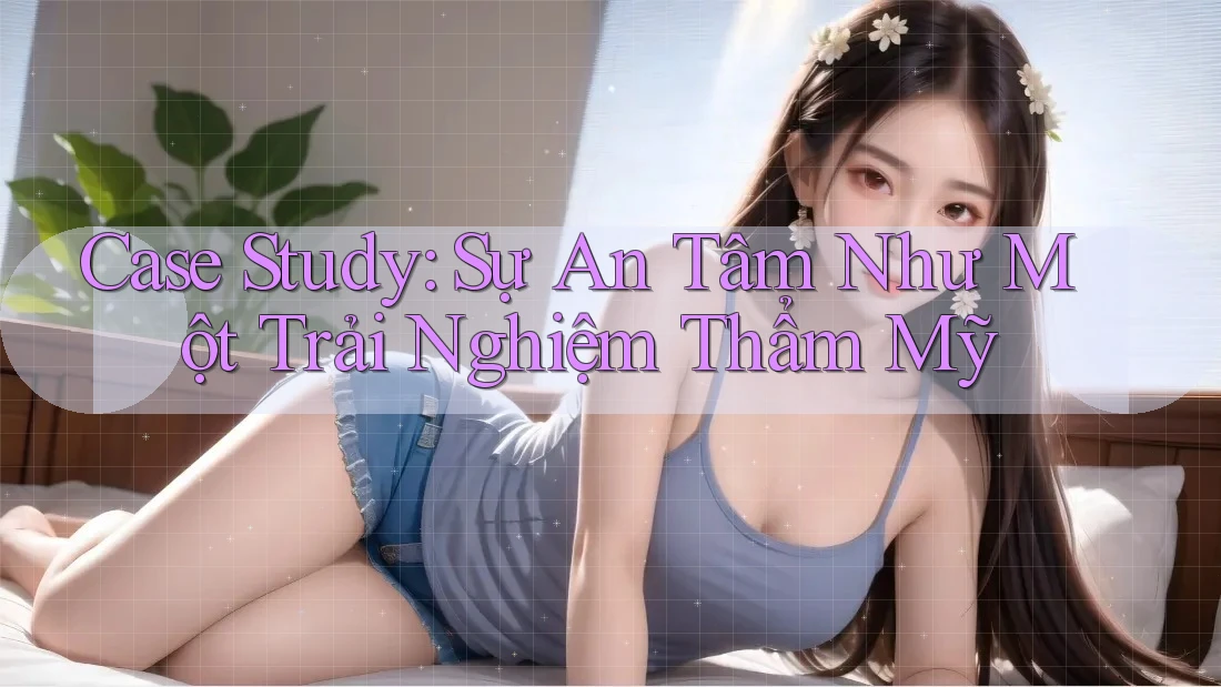 Case Study: Sự An Tâm Như Một Trải Nghiệm Thẩm Mỹ Case Study: Sự An Tâm Như Một Trải Nghiệm Thẩm Mỹ