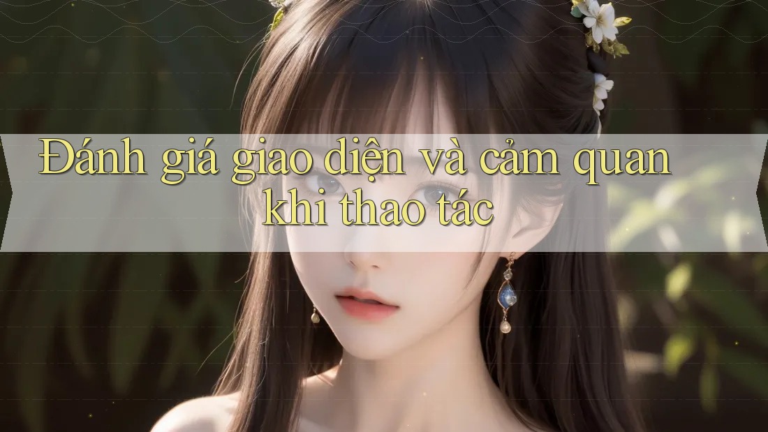 Đánh giá giao diện và cảm quan khi thao tác Đánh giá giao diện và cảm quan khi thao tác