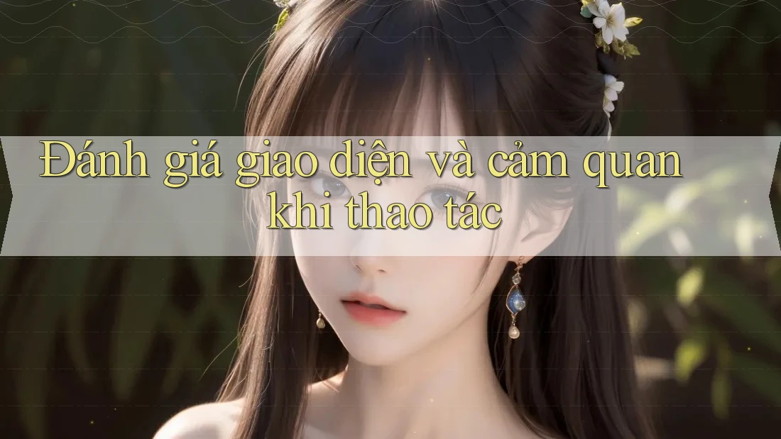 Đánh giá giao diện và cảm quan khi thao tác Đánh giá giao diện và cảm quan khi thao tác