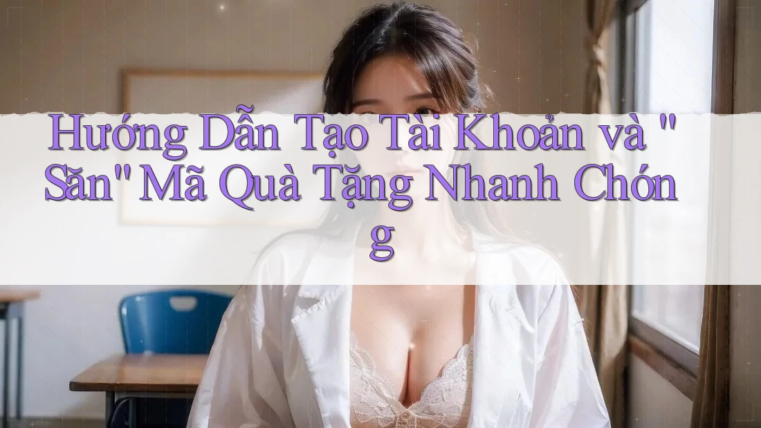 Hướng Dẫn Tạo Tài Khoản và “Săn” Mã Quà Tặng Nhanh Chóng