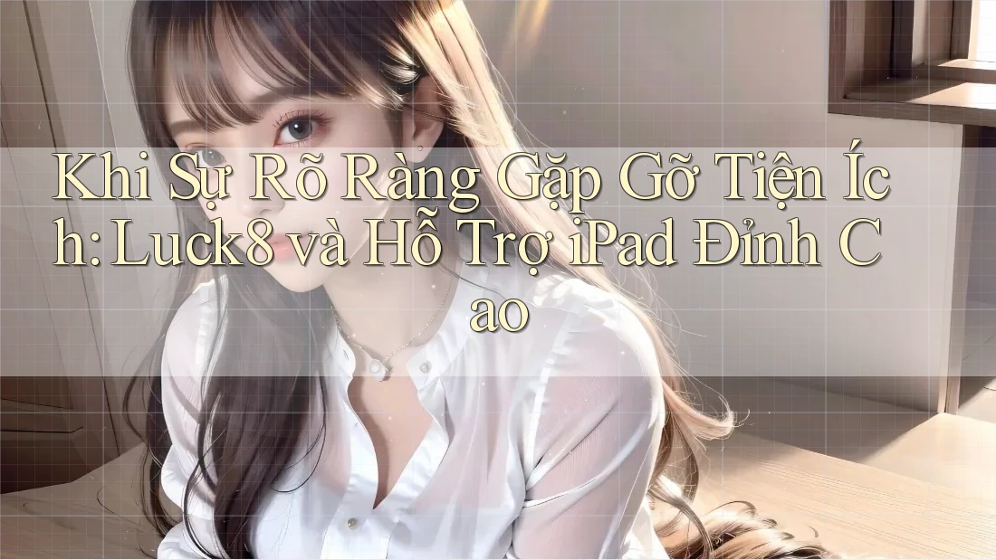 Khi Sự Rõ Ràng Gặp Gỡ Tiện Ích: Luck8 và Hỗ Trợ iPad Đỉnh Cao Khi Sự Rõ Ràng Gặp Gỡ Tiện Ích: Luck8 và Hỗ Trợ iPad Đỉnh Cao