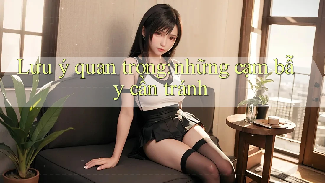 Lưu ý quan trọng: những cạm bẫy cần tránh Lưu ý quan trọng: những cạm bẫy cần tránh