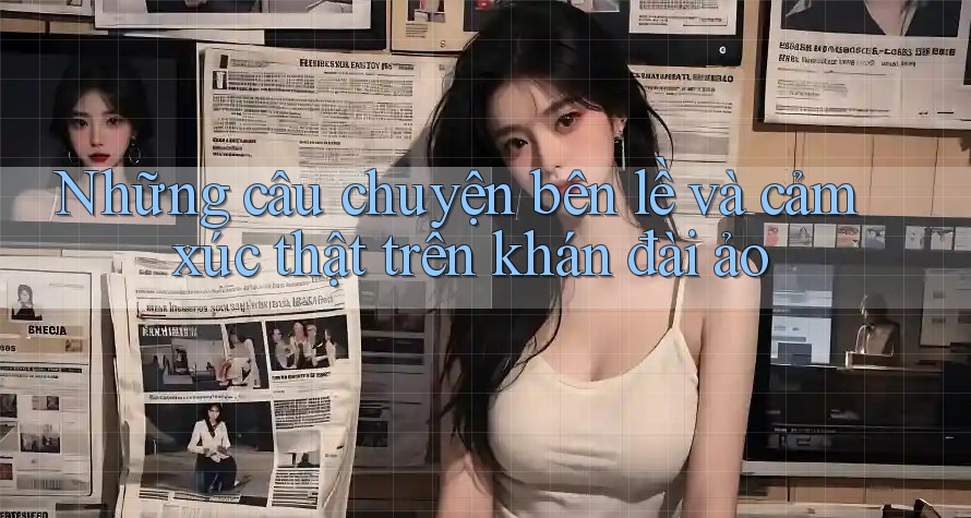 Những câu chuyện bên lề và cảm xúc thật trên khán đài ảo