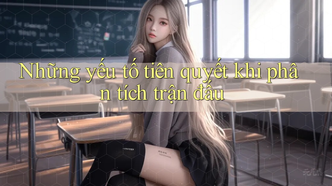 Những yếu tố tiên quyết khi phân tích trận đấu Những yếu tố tiên quyết khi phân tích trận đấu