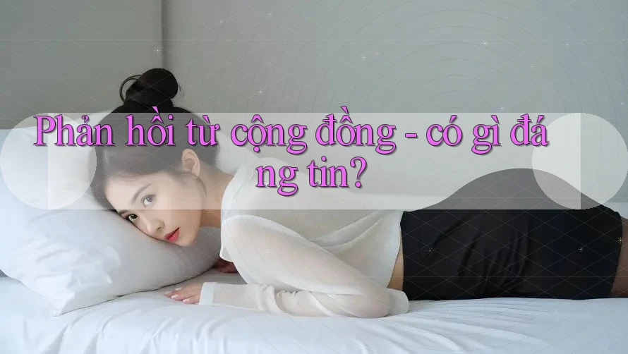 Phản hồi từ cộng đồng — có gì đáng tin? Phản hồi từ cộng đồng — có gì đáng tin?