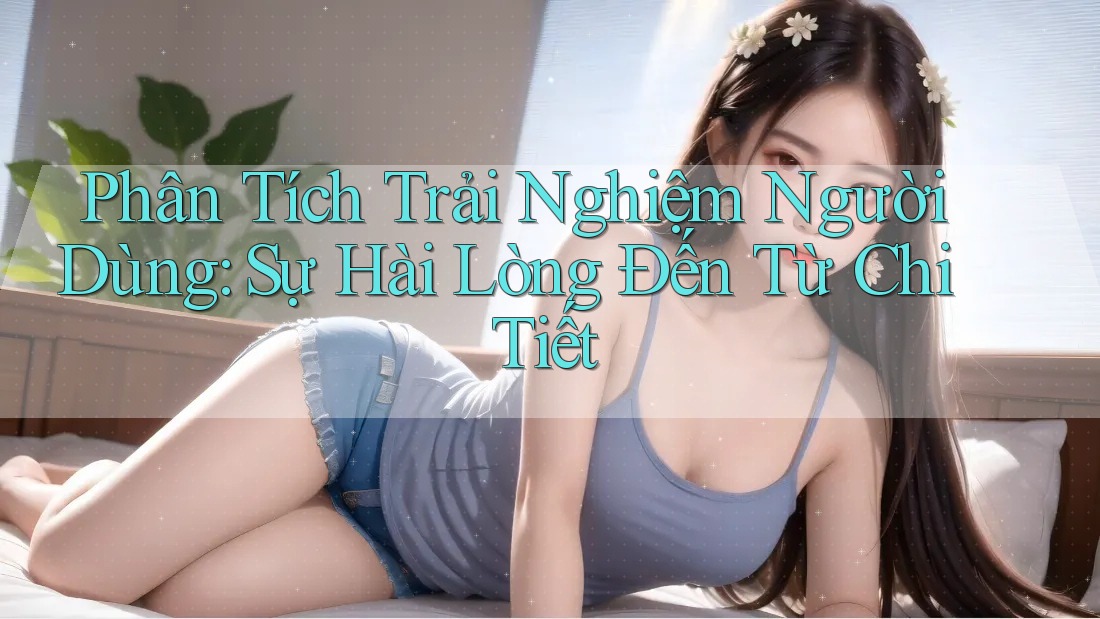 Phân Tích Trải Nghiệm Người Dùng: Sự Hài Lòng Đến Từ Chi Tiết Phân Tích Trải Nghiệm Người Dùng: Sự Hài Lòng Đến Từ Chi Tiết