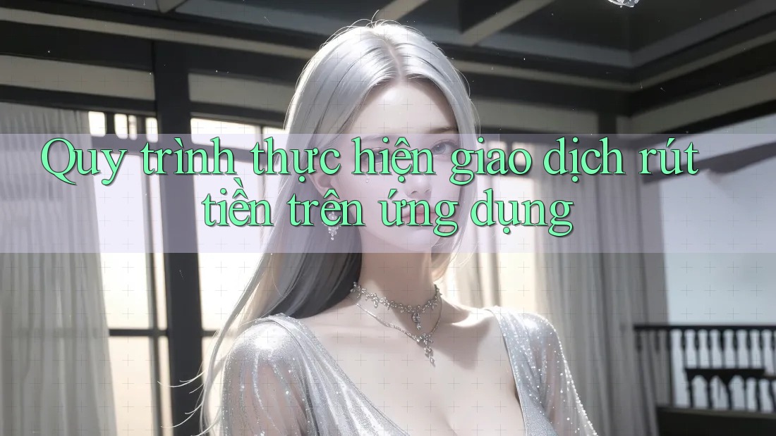 Quy trình thực hiện giao dịch rút tiền trên ứng dụng
