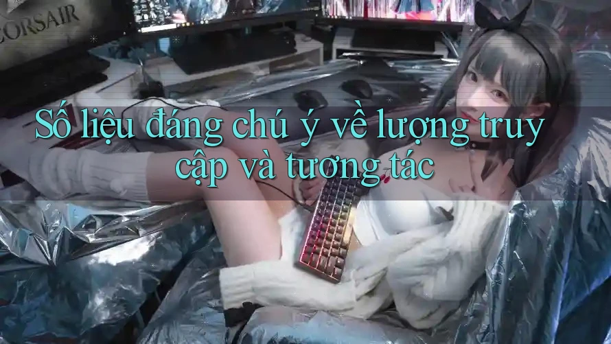 Số liệu đáng chú ý về lượng truy cập và tương tác