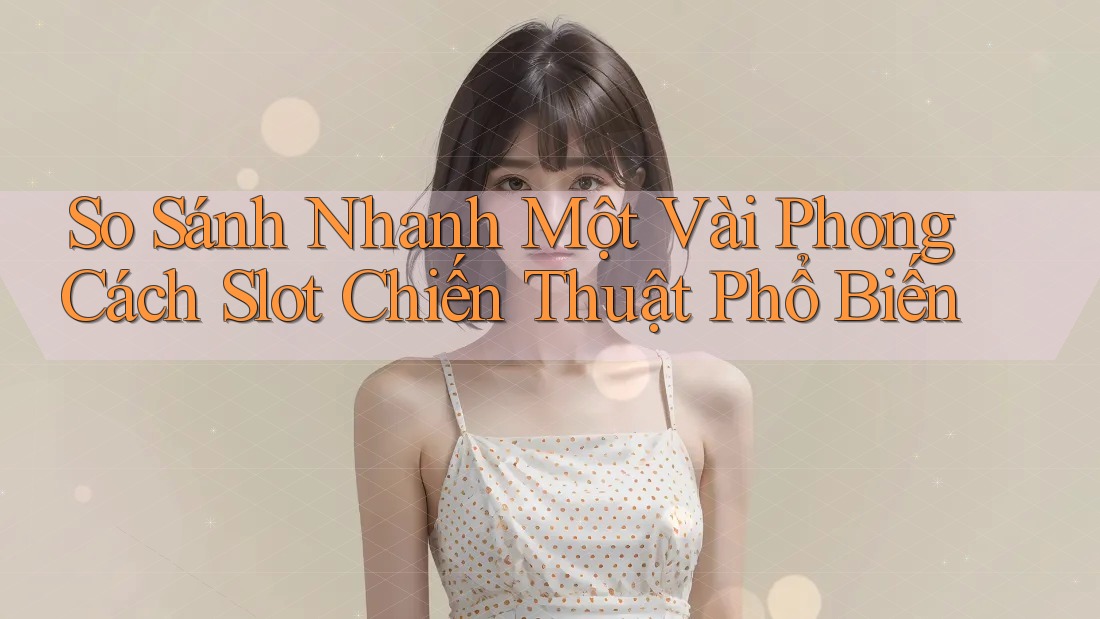So Sánh Nhanh Một Vài Phong Cách Slot Chiến Thuật Phổ Biến