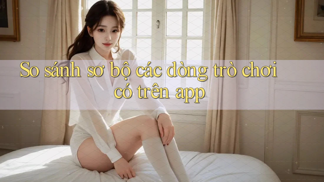 So sánh sơ bộ các dòng trò chơi có trên app So sánh sơ bộ các dòng trò chơi có trên app