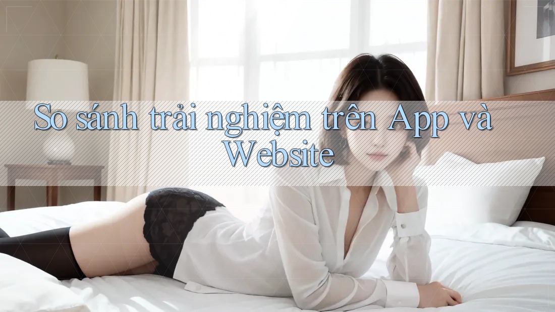 So sánh trải nghiệm trên App và Website