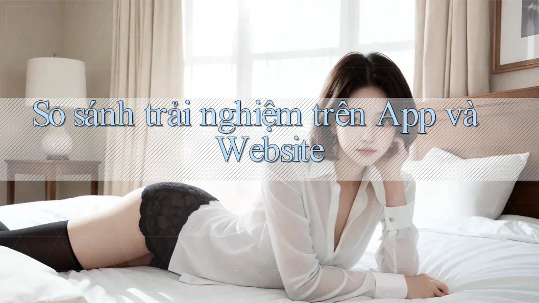 So sánh trải nghiệm trên App và Website So sánh trải nghiệm trên App và Website