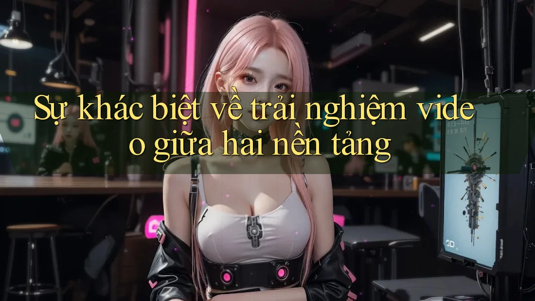 Sự khác biệt về trải nghiệm video giữa hai nền tảng