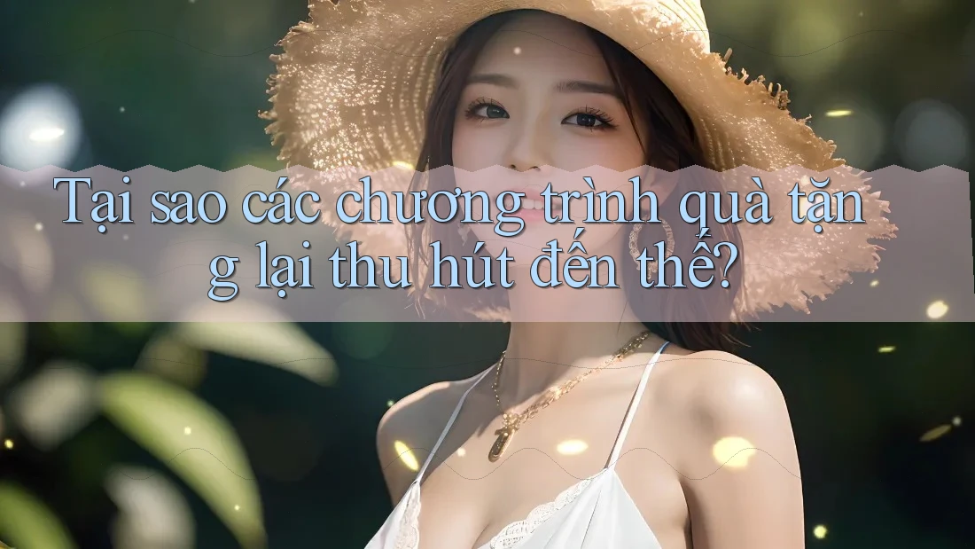 Tại sao các chương trình quà tặng lại thu hút đến thế? Tại sao các chương trình quà tặng lại thu hút đến thế?