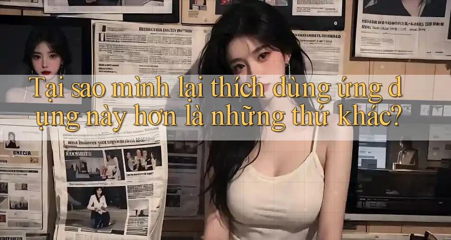 Tại sao mình lại thích dùng ứng dụng này hơn là những thứ khác? Tại sao mình lại thích dùng ứng dụng này hơn là những thứ khác?