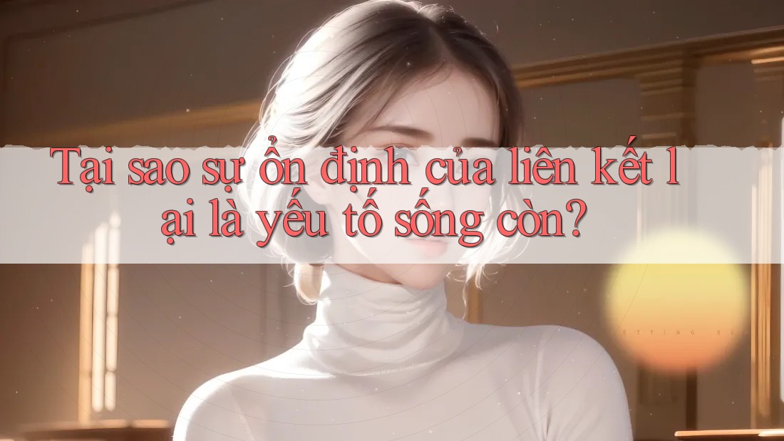 Tại sao sự ổn định của liên kết lại là yếu tố sống còn?
