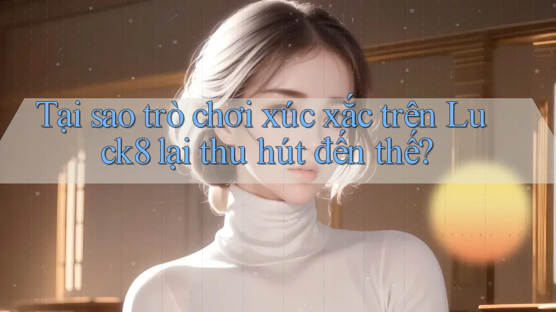 Tại sao trò chơi xúc xắc trên Luck8 lại thu hút đến thế? Tại sao trò chơi xúc xắc trên Luck8 lại thu hút đến thế?
