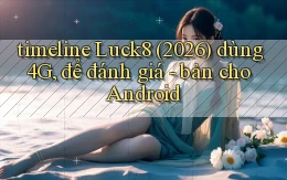 timeline Luck8 (2026) dùng 4G, để đánh giá   bản cho Android