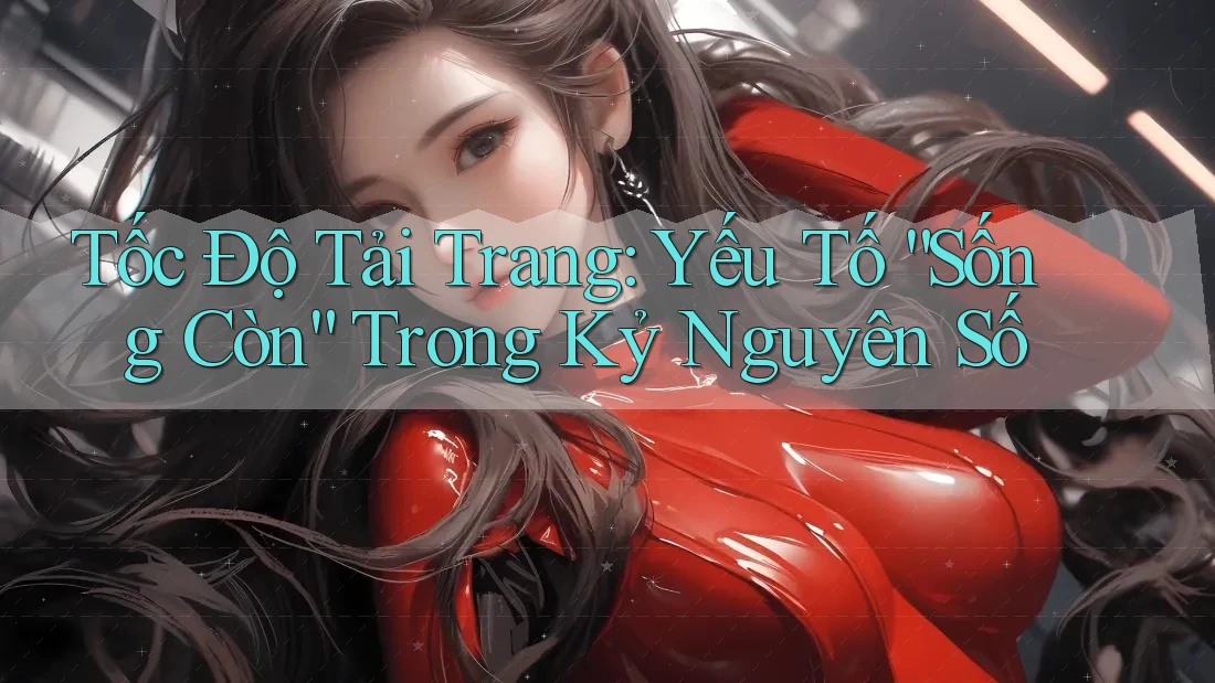 Tốc Độ Tải Trang: Yếu Tố “Sống Còn” Trong Kỷ Nguyên Số