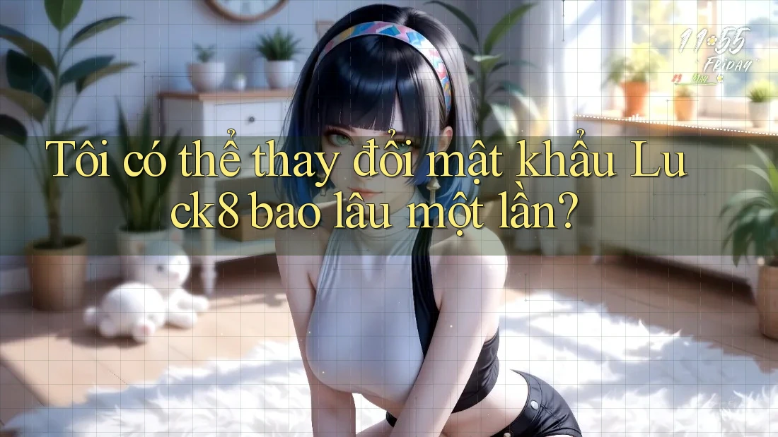 Tôi có thể thay đổi mật khẩu Luck8 bao lâu một lần? Tôi có thể thay đổi mật khẩu Luck8 bao lâu một lần?