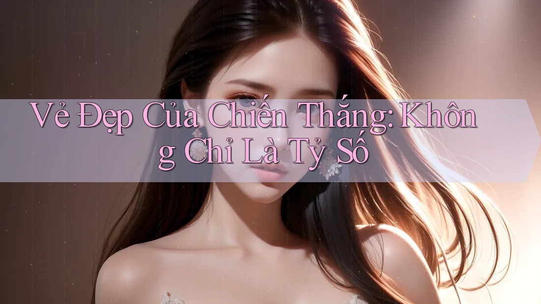 Vẻ Đẹp Của Chiến Thắng: Không Chỉ Là Tỷ Số Vẻ Đẹp Của Chiến Thắng: Không Chỉ Là Tỷ Số