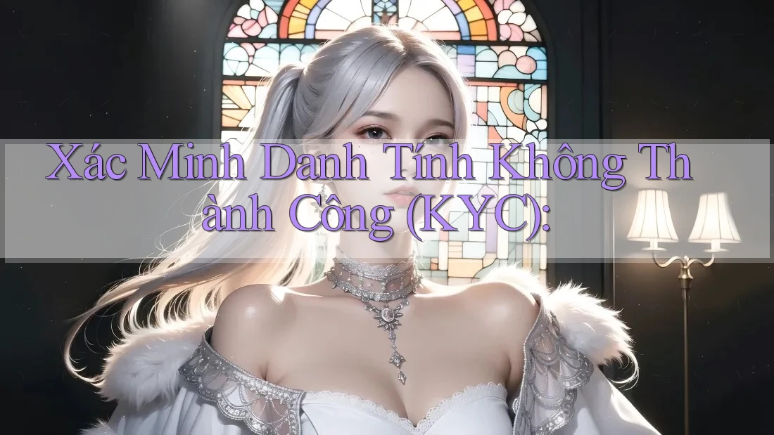 Xác Minh Danh Tính Không Thành Công (KYC):