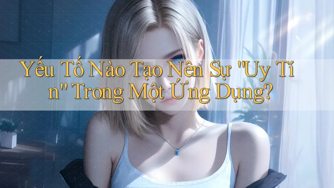 Yếu Tố Nào Tạo Nên Sự “Uy Tín” Trong Một Ứng Dụng? Yếu Tố Nào Tạo Nên Sự “Uy Tín” Trong Một Ứng Dụng?